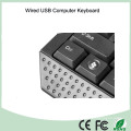 ABS Materials Laser Printing Ultra Silent Office PC Keyboard (KB-1688-O)